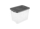 Sterilite 14783V04 Stacker Box, 108 qt, Plastic, Gray Gray