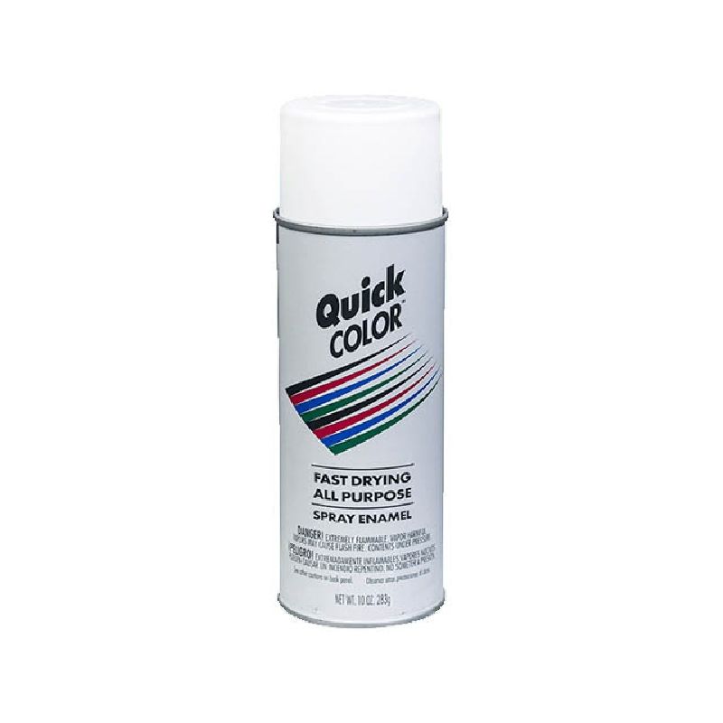 Rust-Oleum J2852830 Enamel Spray Paint, Flat, White, 10 oz, Can White