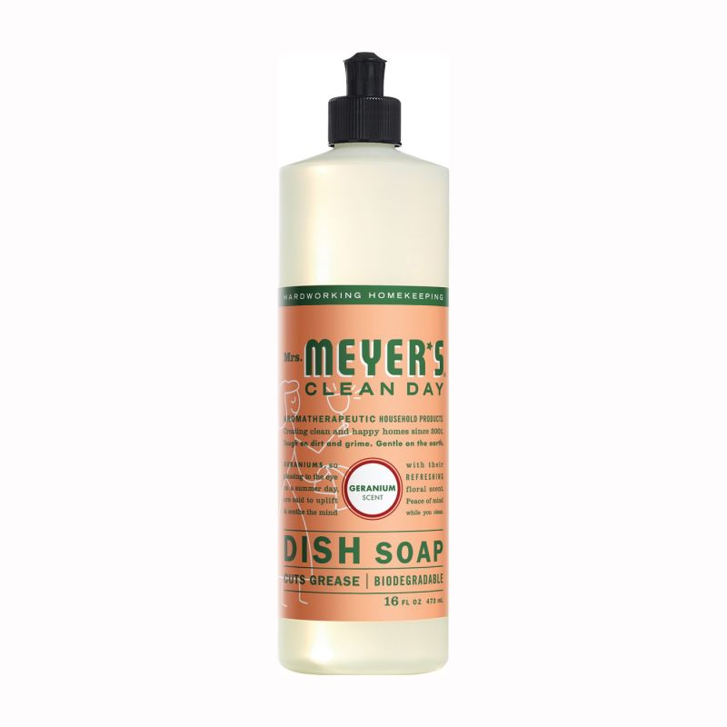 Mrs. Meyer&#039;s 13103 Dish Soap, 16 oz, Liquid, Floral, Colorless Colorless