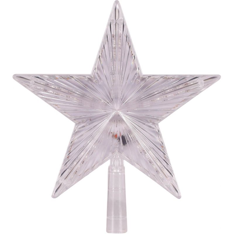 Alpine Corporation Star Christmas Tree Topper with Cool White LED