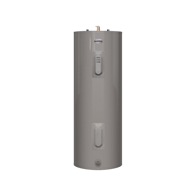 Richmond Essential Plus Series 9E50-DCG Tall Electric Water Heater, 240 VAC, 4500 W, 50 gal Tank, 0.93 Energy Efficiency 50 Gal
