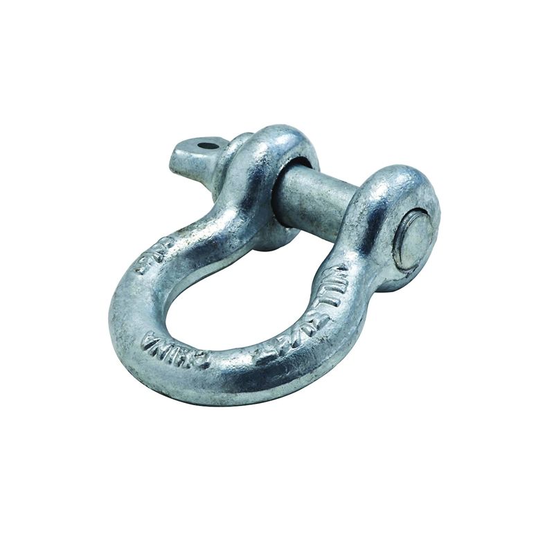 National Hardware 3250BC Series N830-310 Anchor Shackle, 6500 lb Working Load, Galvanized Steel