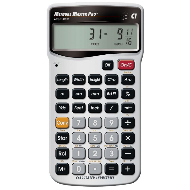 Calculated Industries Measure Master Pro Project Calculator