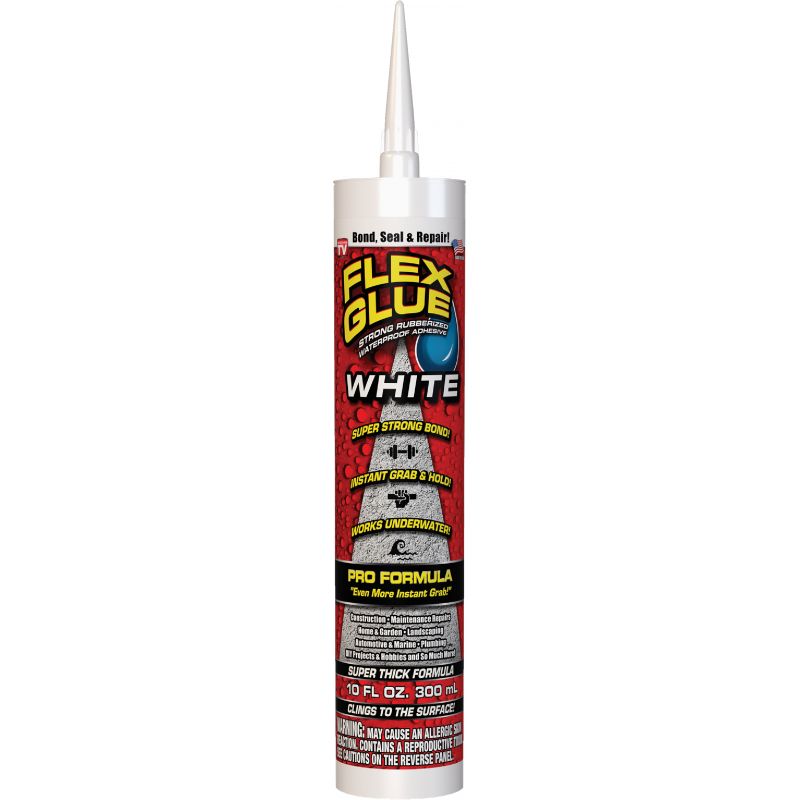 Flex Glue Multi-Purpose Adhesive White, 10 Oz. (Pack of 6)