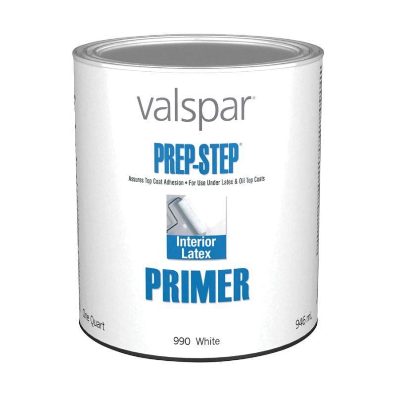 Valspar Prep-Step 05 Latex Primer, White, 1 qt, Can White