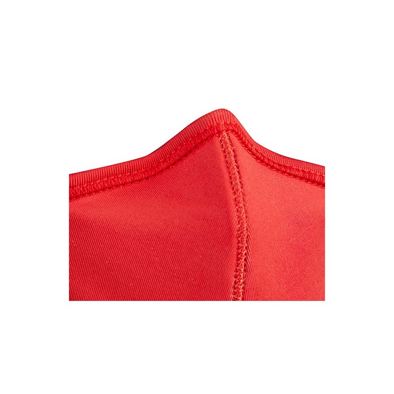 Milwaukee 48-73-4227 2-Layer Face Mask, One-Size Mask, Nylon/Polyester/Spandex Facepiece, Red, 1/PK Red