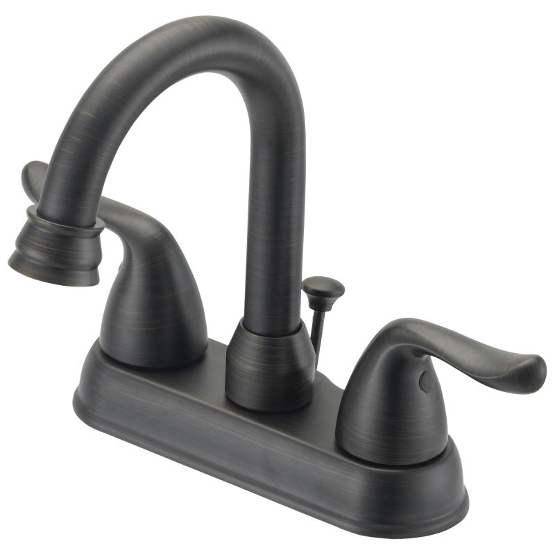Boston Harbor TQ-5111080RW Lavatory Faucet, 1.2 gpm, 2-Faucet Handle, 3-Faucet Hole, Metal/Plastic, Venetian Bronze Venetian Bronze