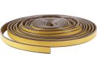 Do it Best Self Stick Silicone Weatherstrip Tape 1/2 In. W. X 1/4 In. H. X 20 Ft. L., Brown