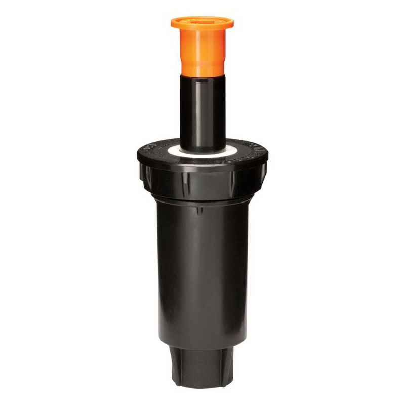 Rain Bird 1800 PRS 1803APPRS Pressure Regulating Pop-Up Sprinkler, 1/2 in Connection, FNPT, 3 in H Pop-Up, Plastic Black