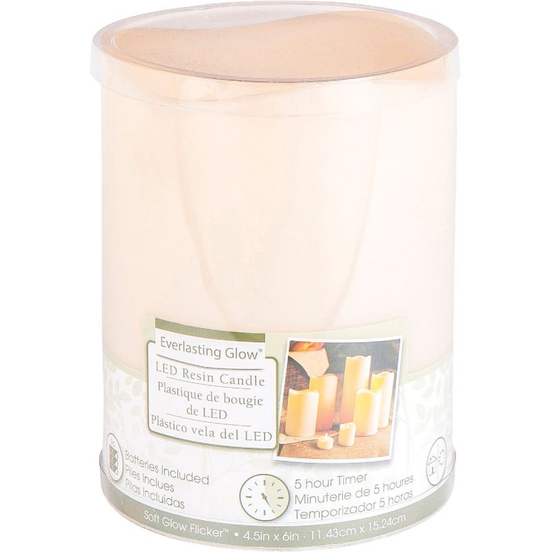 Gerson Everlasting Glow Bisque Flameless Candle Bisque