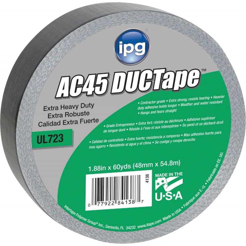 Intertape AC45 DUCTape XHD Contractor Grade Duct Tape Silver
