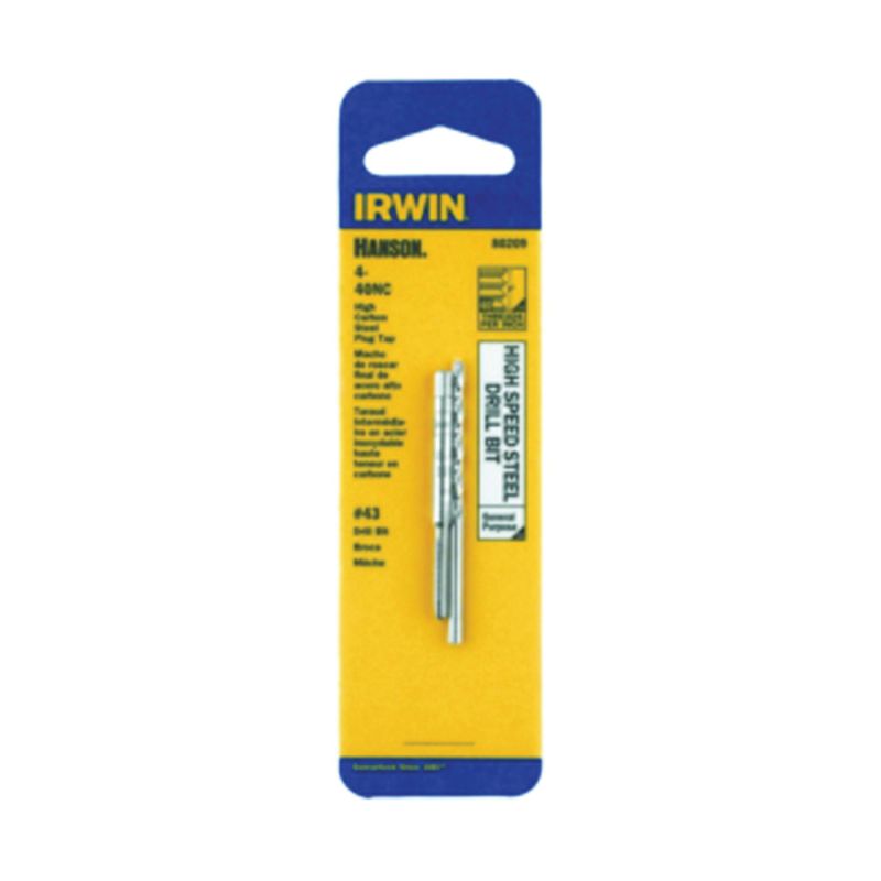 Irwin BM8129 Fractional Tap, 5/16-24 Thread, Plug Tap Thread, 4-Flute, HCS