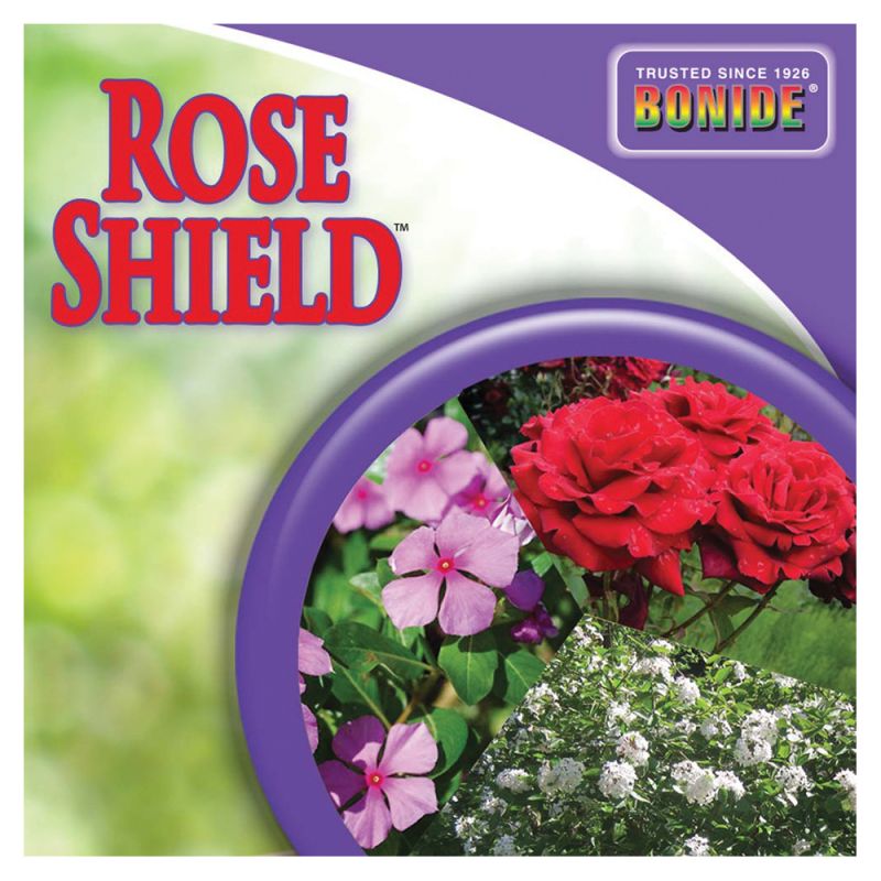 Bonide Rose Shield 982 Insecticide, Liquid, Spray Application, 1 qt Bottle Clear Yellow