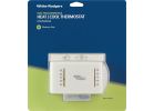 White Rodgers Heating and Cooling Mechanical Thermostat Off-White