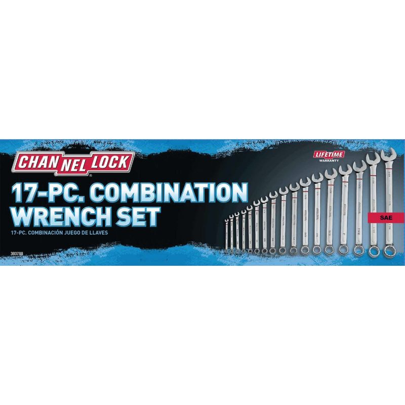 Channellock 17-Piece Combination Wrench Set