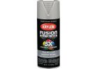 Krylon Fusion All-In-One Spray Paint &amp; Primer Pewter Gray, 12 Oz.