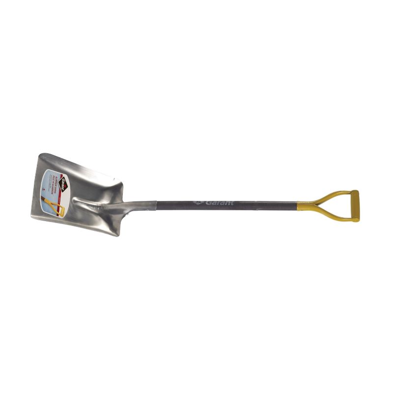 Garant 80638 Snow Shovel, 11-1/2 in W Blade, Aluminum Blade, Wood Handle, 46 in OAL