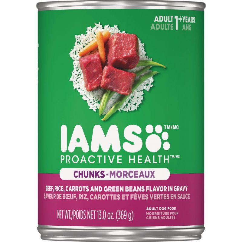 Iams Proactive Health Chunks Adult Wet Dog Food 13 Oz.