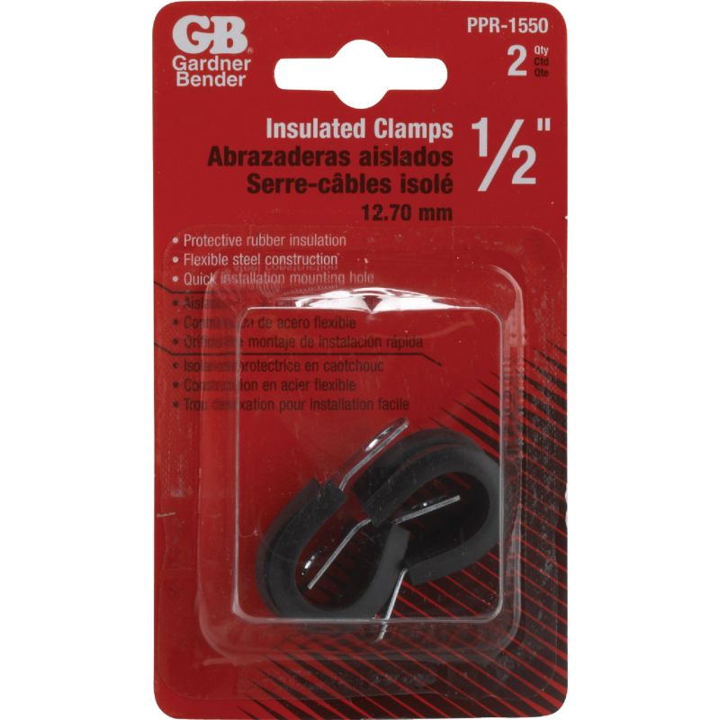 Gardner Bender Cushion Cable Clamp 1/2 In., Black