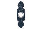 Heath Zenith SL-729 Doorbell Pushbutton, Wired, Plastic, Hammered Black, Lighted Hammered Black