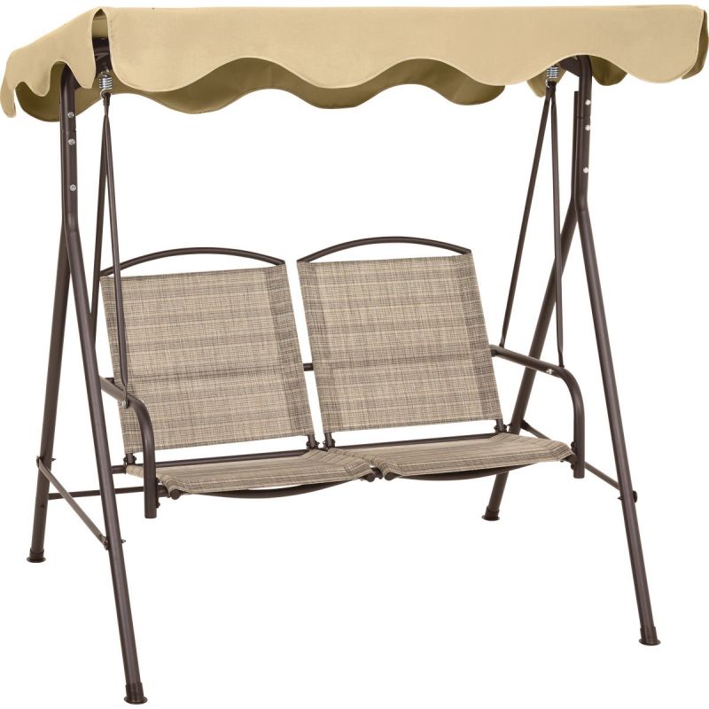 Outdoor Expressions 2-Person Covered Patio Swing