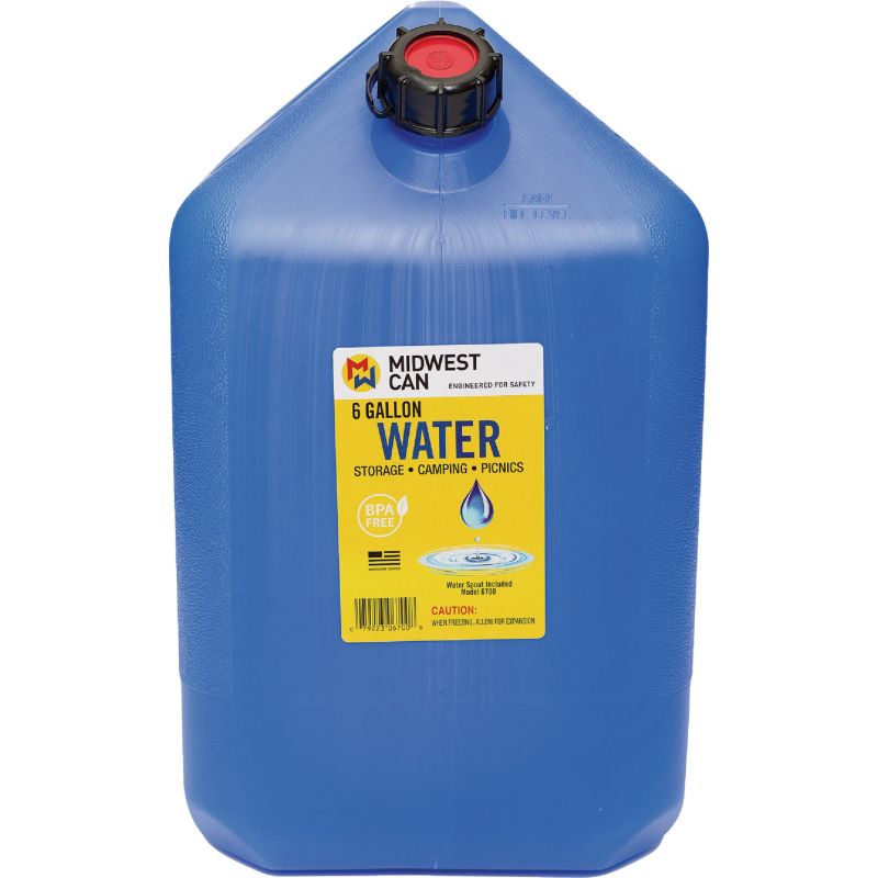 Midwest Can 6 Gal. Water Container 6 Gal., Blue