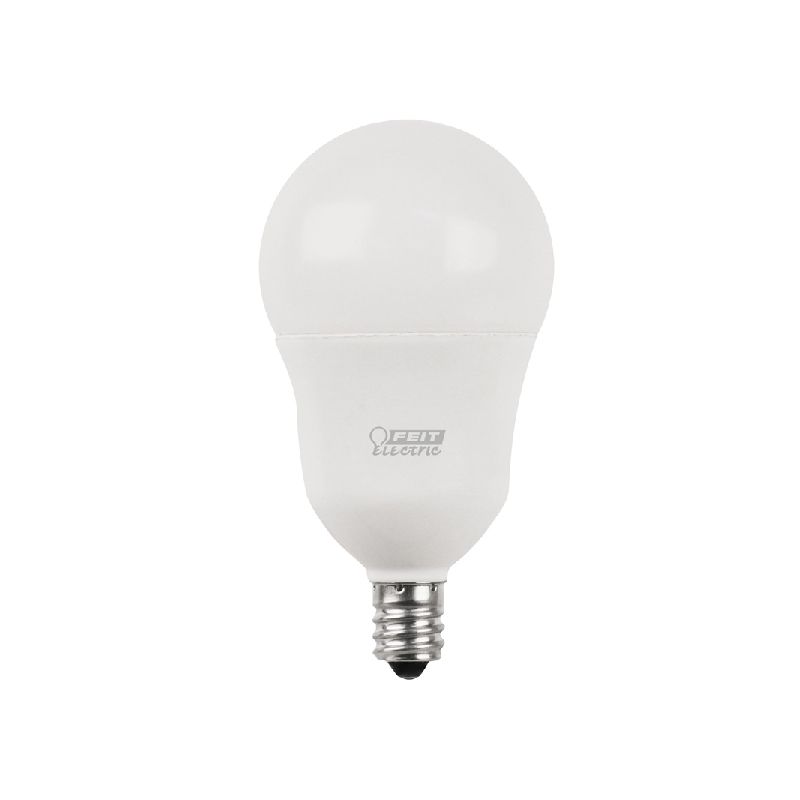 Feit Electric BPA1560C/950CA/2 LED Bulb, General Purpose, A15 Lamp, 60 W Equivalent, E12 Lamp Base, Dimmable