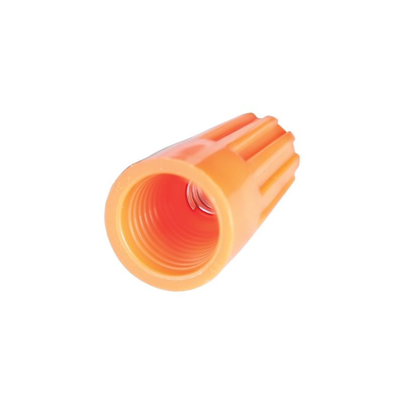 Gardner Bender WireGard GB-3 19-003 Wire Connector, 22 to 14 AWG Wire, Steel Contact, Thermoplastic Housing Material, Orange Orange
