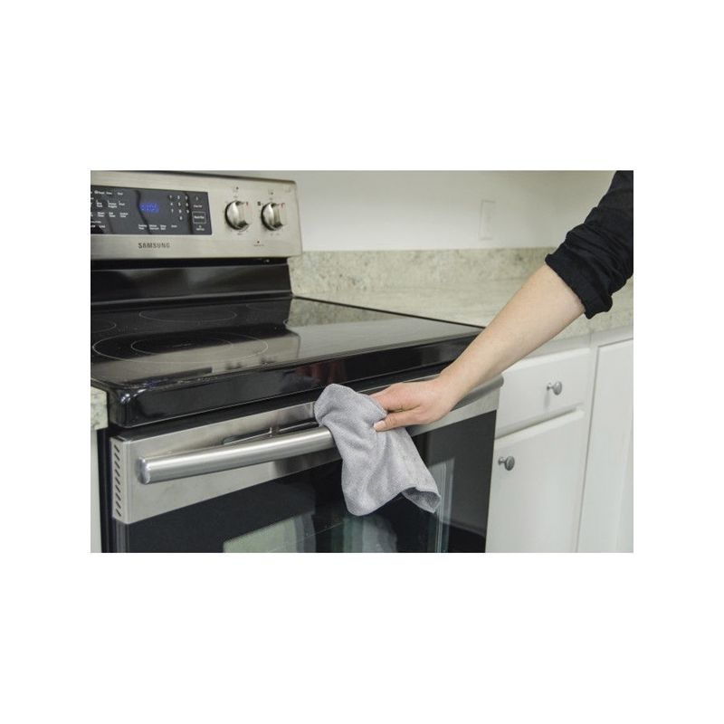 Quickie 471-3/72 Cleaning Cloth, 15 in L, 13 in W, Microfiber