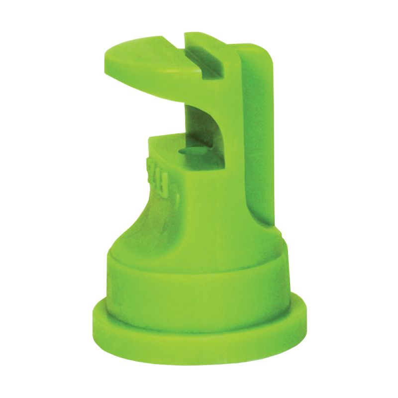 Green Leaf FT 7.5 6PK Flood Nozzle, Polyoxymethylene, Green, For: Y8253051 Series Round Cap, Lechler Spray Tip Green
