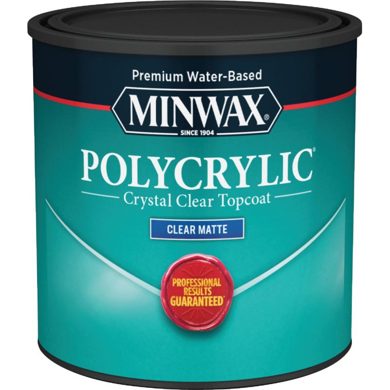 Minwax Polycrylic Water Based Protective Finish 1/2 Pt.