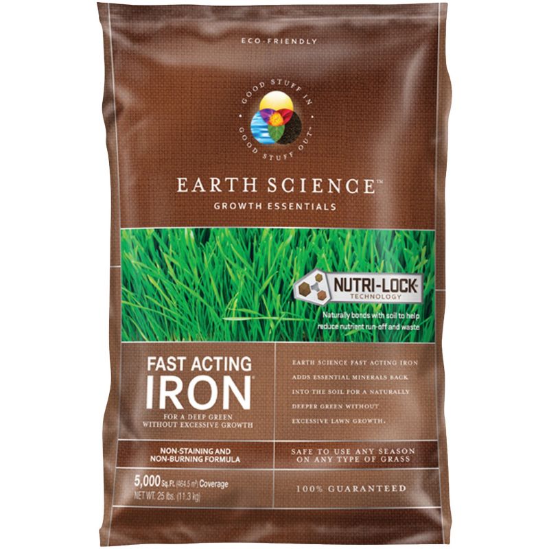 Earth Science Fast Acting Iron 25 Lb.