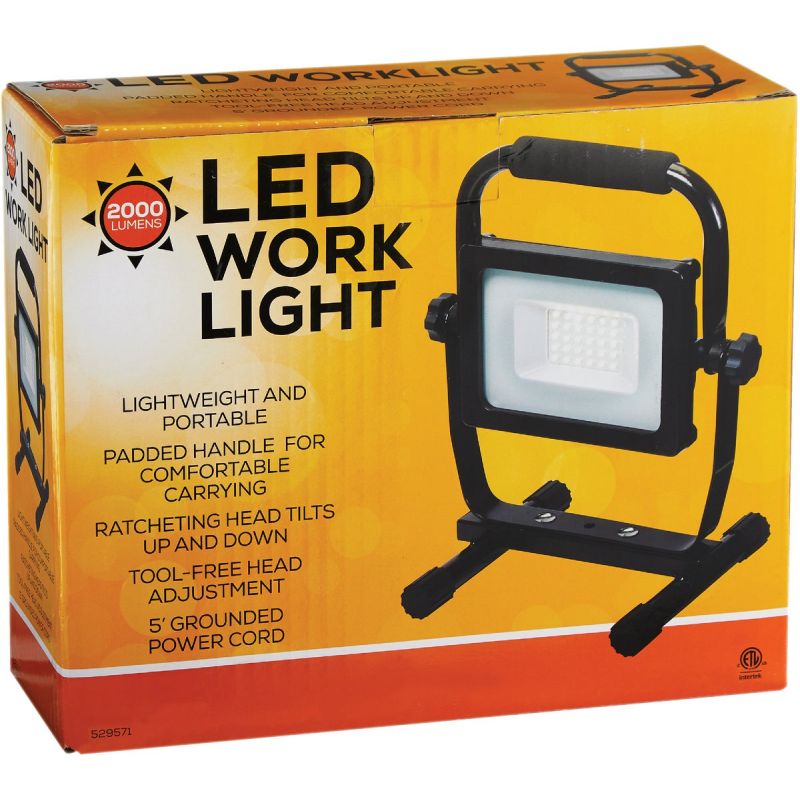 LED Portable Work Light Black
