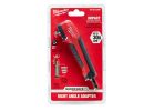 Milwaukee SHOCKWAVE 48-32-2390 Adapter, PH2 Drive, Phillips Drive, 1/4 in Shank, Hex Shank, Alloy/Rubber Red