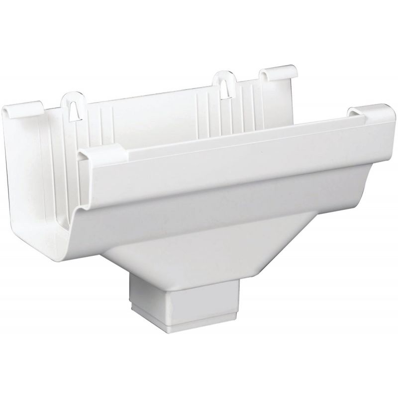Amerimax K-Style Gutter Drop Outlet White