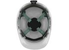 Safety Works 280-HP241RV-01 Cap Style Hard Hat, 6-1/4 in L x 11.38 in W, 4-Point Quick-Release Suspension, White 6-1/4 In L X 11.38 In W, White