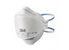 3M Aura Series 9205P-3-DC 3-Panel Particulate Respirator, One-Size Mask, N95 Filter Class, 95 % Filter Efficiency, White White