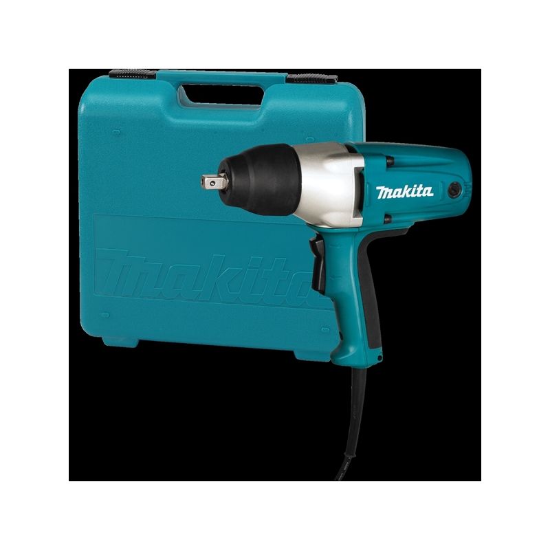 Makita TW0350 Impact Wrench with Detent Pin Anvil, 3.5 A, 1/2 in Drive, Square Drive, 2000 ipm, 8.2 ft L Cord