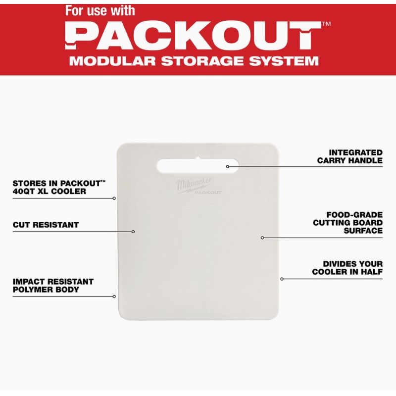 Milwaukee PACKOUT Cooler Divider White