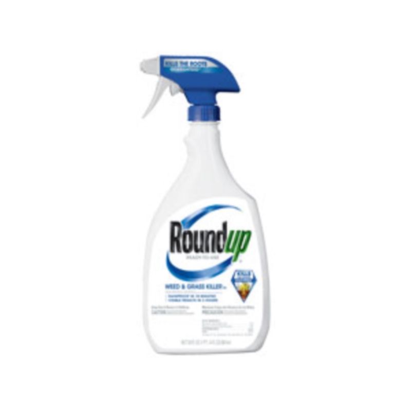 Roundup 5003470 Weed and Grass Killer, Liquid, Trigger Spray Application, 30 oz Bottle Hazy