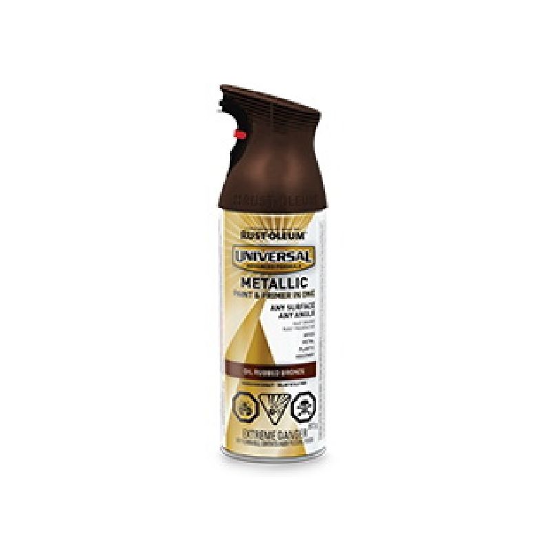 Rust-Oleum 253409 Enamel Spray Paint, Metallic, Oil Rubbed Bronze, 312 g, Can Oil Rubbed Bronze