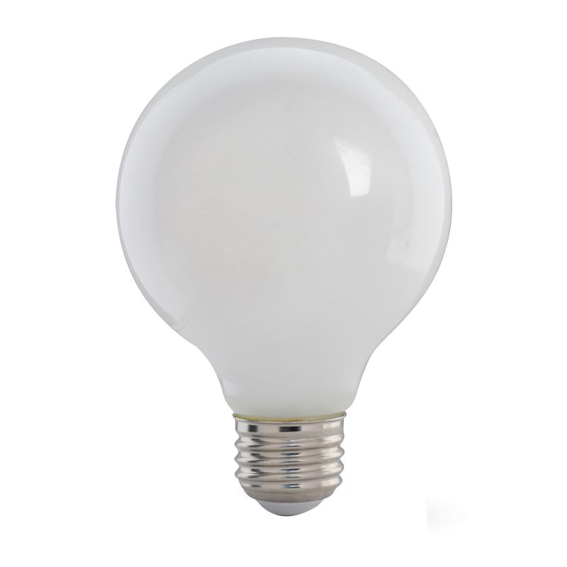 Feit Electric G2540W/927CA/FIL/3 LED Bulb, Globe, G25 Lamp, 40 W Equivalent, E26 Lamp Base, Dimmable, Frosted