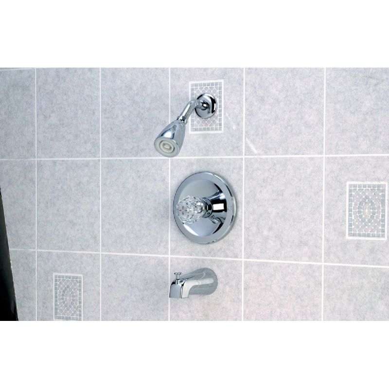 Home Impressions Single Acrylic Handle Tub And Shower Faucet