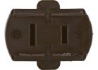 Leviton Hinged Cord Connector Brown, 15A