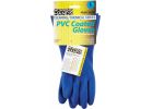 Working Hands PVC Coated Rubber Glove L, Blue