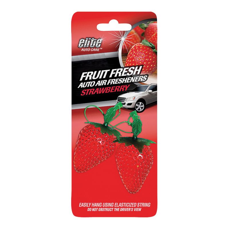 Elite Auto Care 8989 Auto Air Freshener, Strawberry