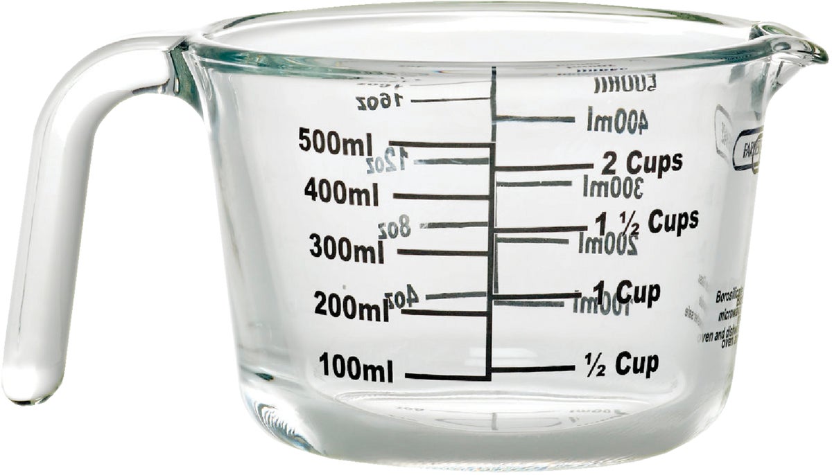 OXO 2 Cup Angled Measuring Cup Clear Plastic BPA Free Black 2 Cup Capacity  Tools