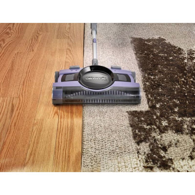 Shark Rechargeable Floor/Carpet Sweeper, Purple, 12