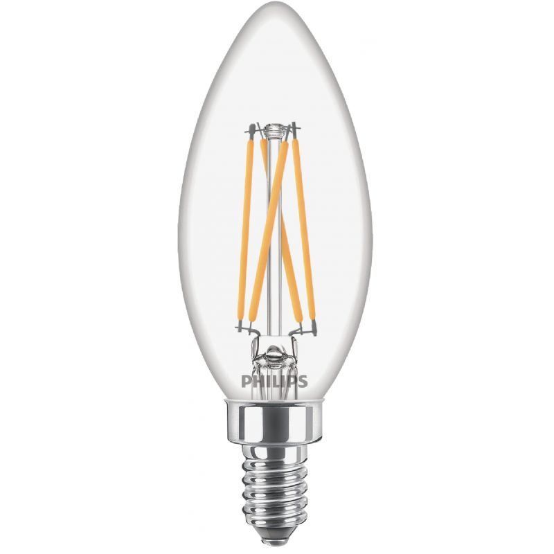 Philips B11 Candelabra LED Decorative Light Bulb