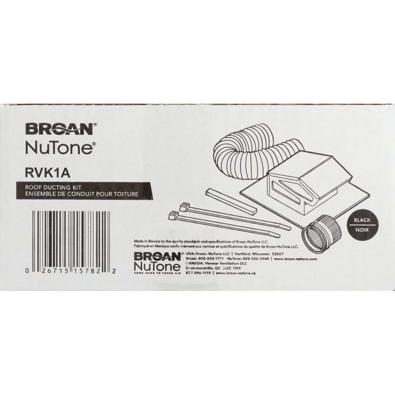 Broan-Nutone Exhaust Fan Roof Vent Kit
